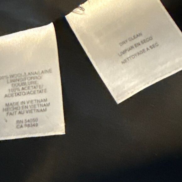 Jones New York Collection Woman Blazer 24W Black White Polka Dot Zip Jacket Line - Picture 16 of 16